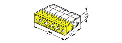 Wago mini série 2273 pour fils rigide jusqu’au 2,5 mm² 2273205 2.jpg