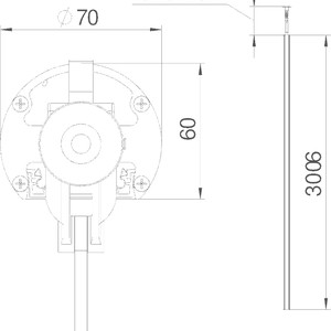 Colonne de distribution 1 face Rapid 45 Aluminium anodisé GEKCOL1A SCHEMA.jpg