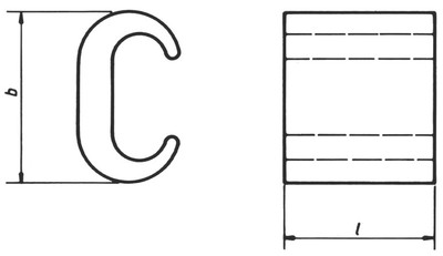 Raccords en "C" / bornes de dérivation en "C" Borne de dérivation en forme de C schema.jpg