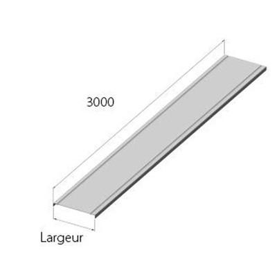 Couvercle pour fil & fil-auto en 30, 54 et 110 Zingué couvercle rainuré chemin de cable fil 2.jpg