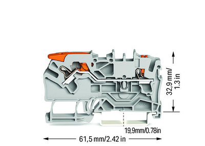 2 conducteurs par bornier avec levier et bouton poussoir 2,5 mm² 2102-5201 2.jpg