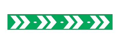 Étiquette de signalisation, flèche chevron (étroite) LUM10409.jpg