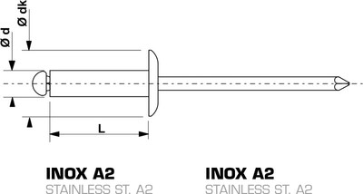 Rivets standard A2/TRS corps et tige acier INOX Rivets A2-TRX corps Inox tige acier Inox 2.jpg