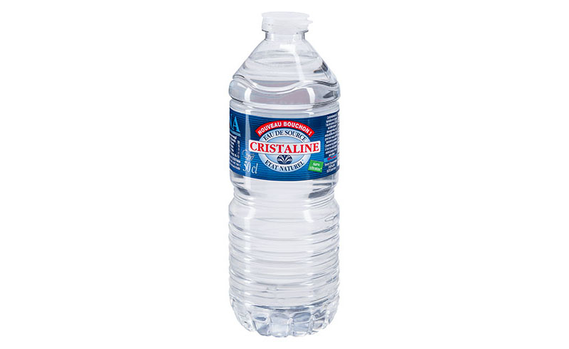 fanelod Bouteille plate, bouteilles d'eau plates anti-350 ml/420 ml,  bouteilles d'eau minces transparentes, bouteilles d'eau plates portables