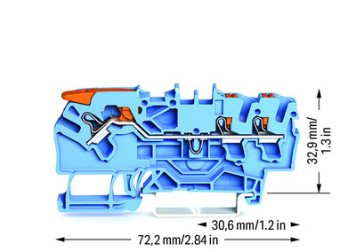 3 conducteurs par bornier avec levier et bouton poussoir 2,5 mm² 2102-5304 2.jpg