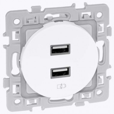 Prise USB double 2000 mA blanc eur60229-eurohm-square-prise-usb-double-blanc.jpg