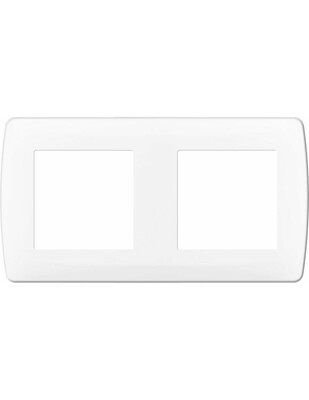 Plaque blanche 2 postes. ent 71mm EUR'OHM 61897 esprit97.jpg