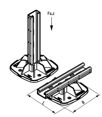 Yéti® 130 Pied support en plastique 100% recyclé YETI 130 2.jpg